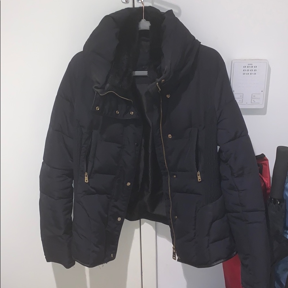 Zara Anorak Coat (Navy)